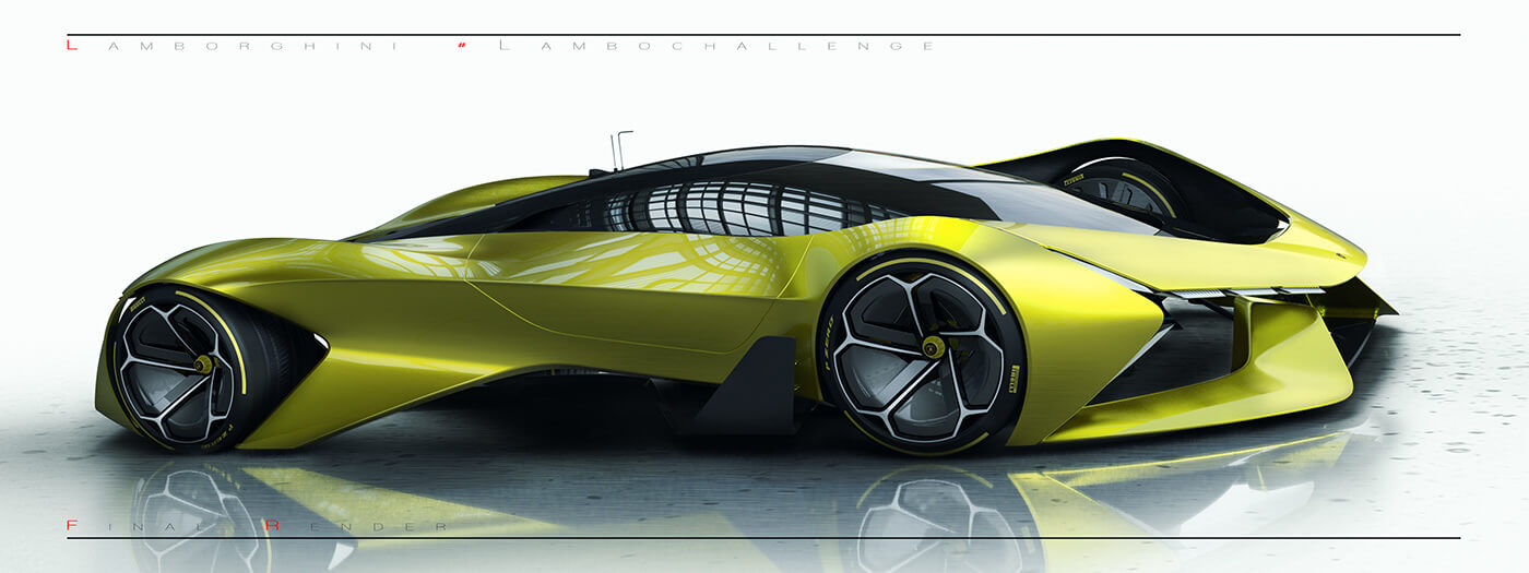 工业设计: 兰博基尼Lamborghini #Lambochallenge FINAL-BlueDotCC, 蓝点文化创意