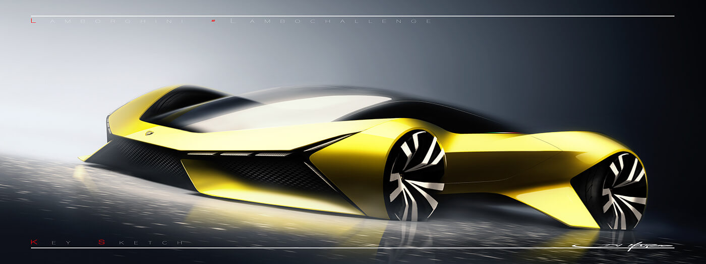 工业设计: 兰博基尼Lamborghini #Lambochallenge FINAL-BlueDotCC, 蓝点文化创意