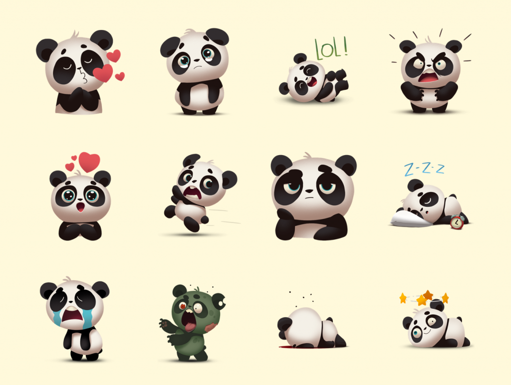设计：中国国宝熊猫被设计师玩坏了，一千个设计师眼中有一万个panda-BlueDotCC, 蓝点文化创意