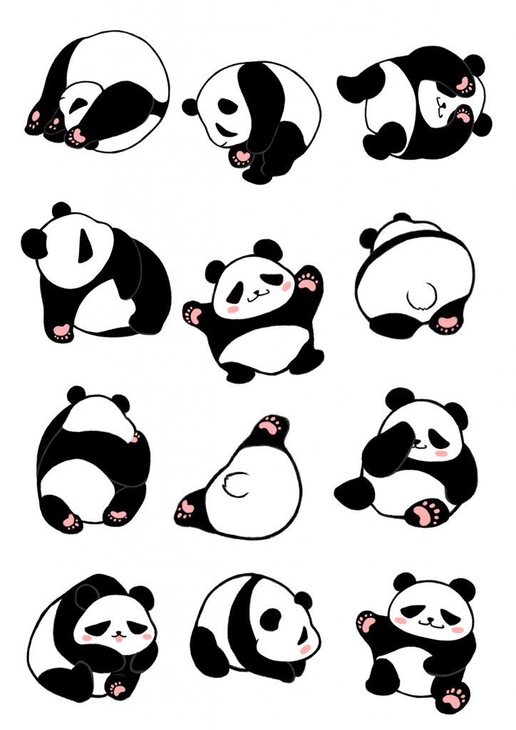 设计：中国国宝熊猫被设计师玩坏了，一千个设计师眼中有一万个panda-BlueDotCC, 蓝点文化创意