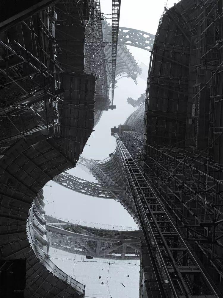AD:扎哈事务所“丽泽SOHO”最新现场图，仰望198米世界最高中庭-BlueDotCC, 蓝点文化创意