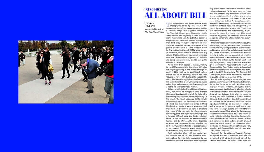 每周一书：纽约时报《Bill Cunningham: On the Street: Five Decades of Iconic Photography》