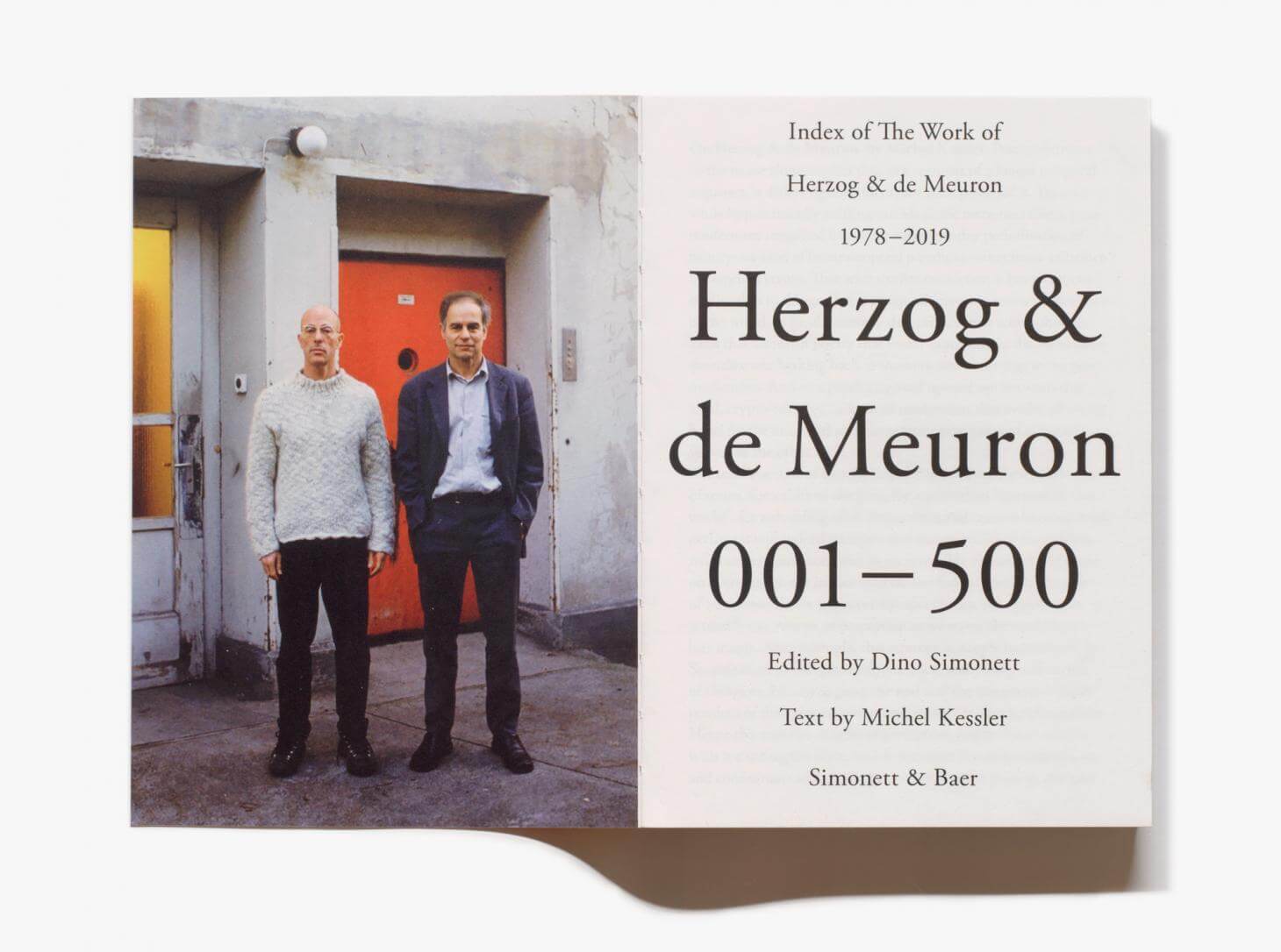 每周一书：Simonett & Baer《Herzog & de Meuron 001 - 500》